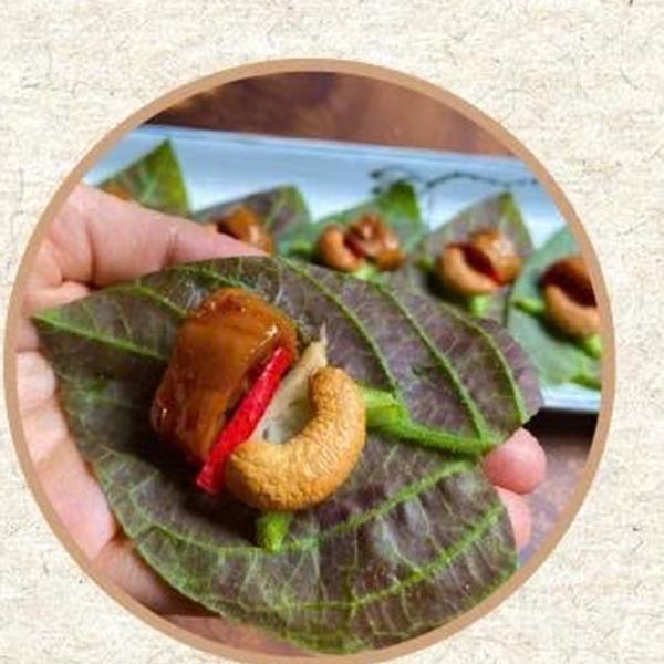 Lá mơ cuộn ngũ sắc
